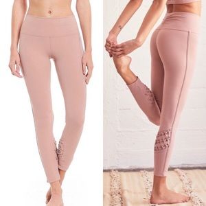 Free People Movement Pink Pearl High Rise 7/8 Length Revelation Leggings